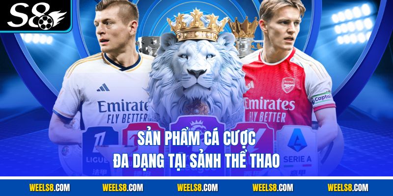 Sản phẩm cá cược đa dạng tại sảnh thể thao